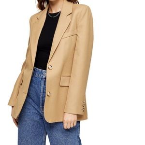 TOPSHOP single breasted girlfriend blazer